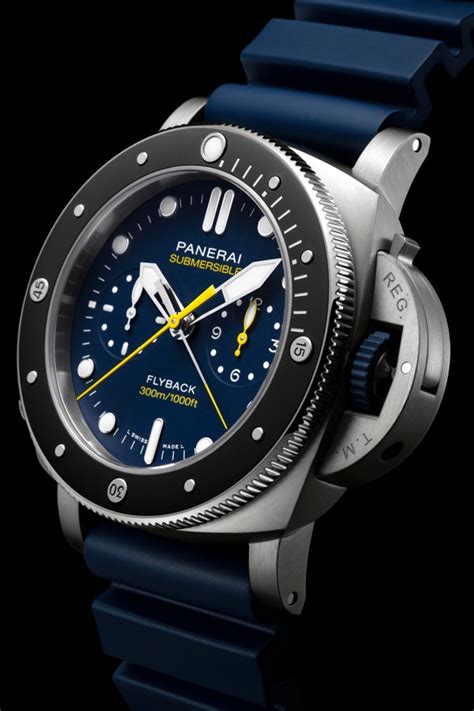 what is the flyback function on a panerai|panerai flyback submersible.